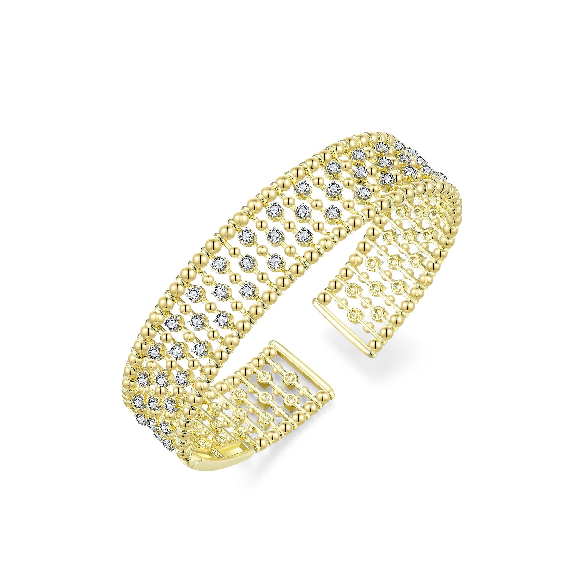 BS Collection BS453 Heavy Plating Contemporary Statement Jewelry For Everyday Glamour - 925 Sterling Silver