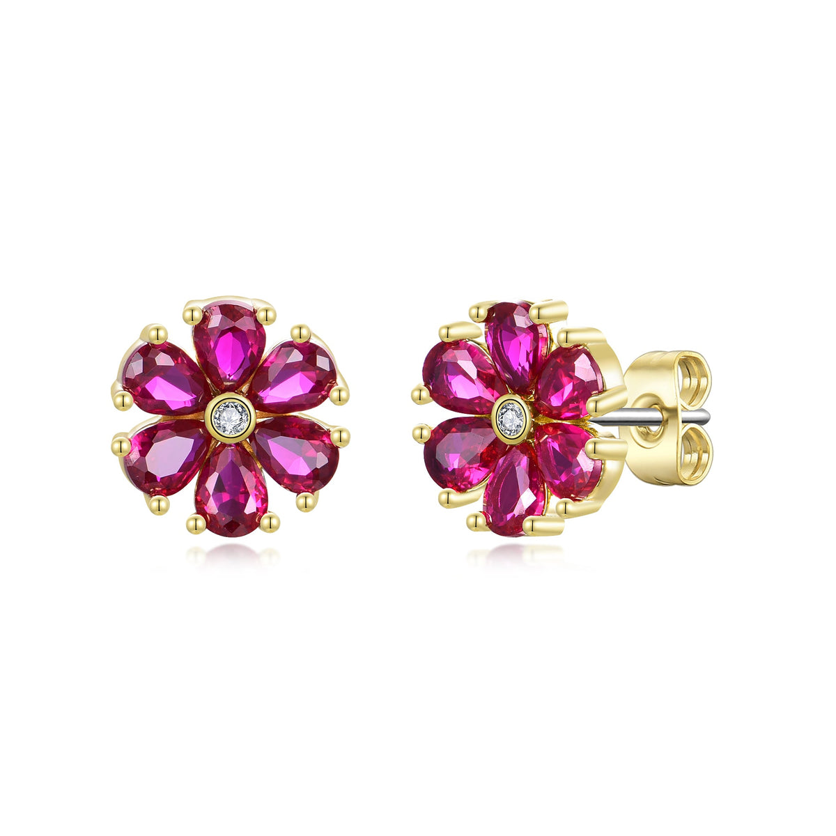 E695 FLOWER STUD