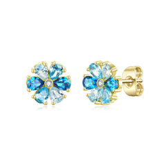 E695 FLOWER STUD