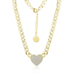 J-N56 HEART NECKLACE