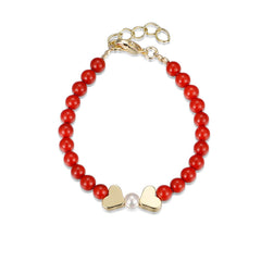 J - PB16 *  Beaded Bracelet 4.5 inch