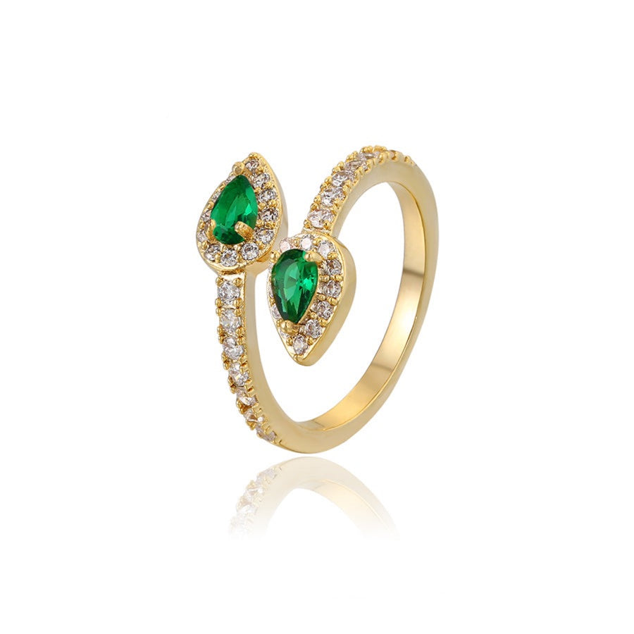 J - R114 Ring green 7+