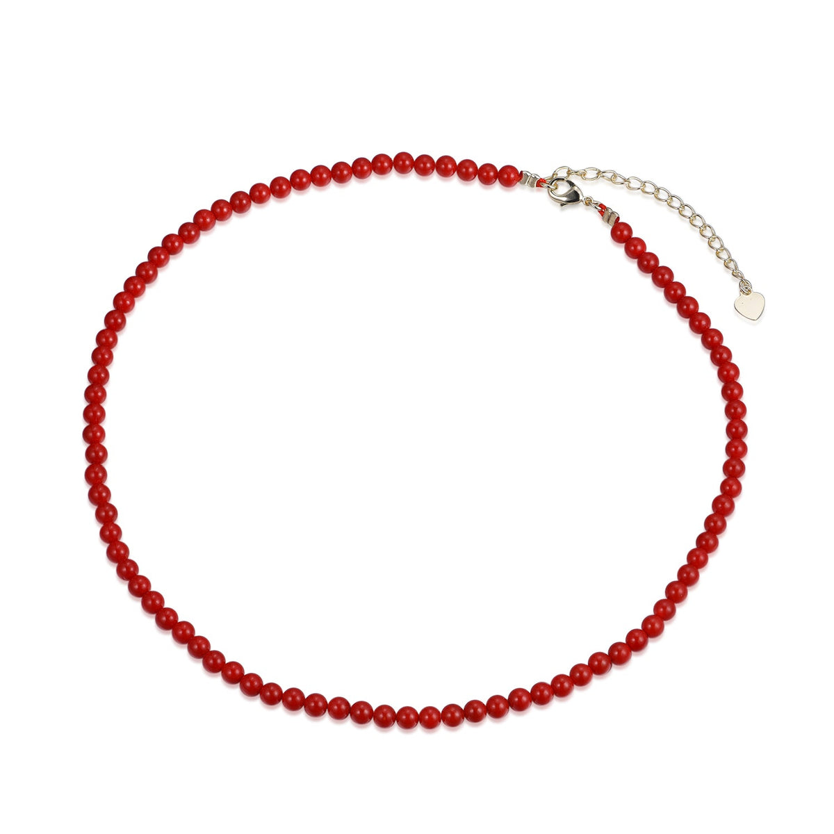 J - PN1-4mm red necklace