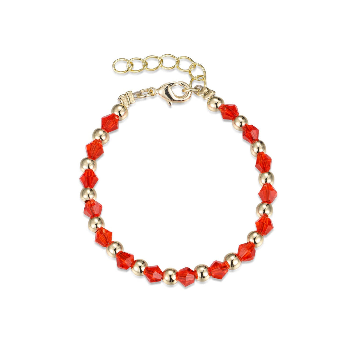 J - PB19 *  beaded bracelet 4.5 inches
