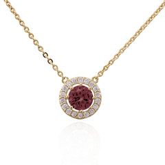 Medium Solitaire Stone Pendant-SP